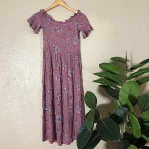 Urban Outfitters Kimchi Blue Floral Midi Dress